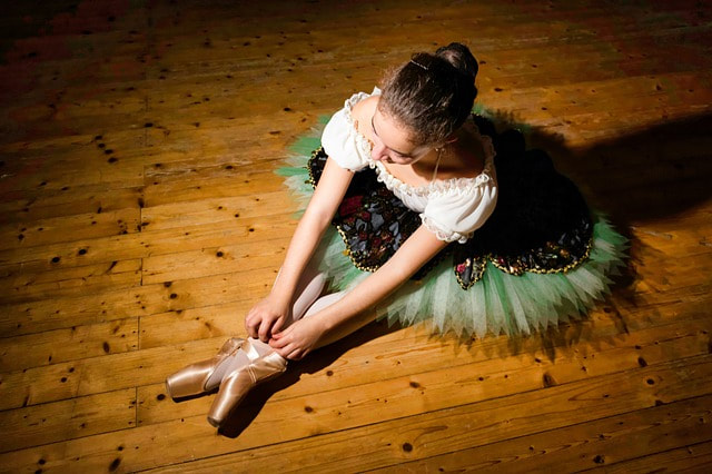 Ballerina in a dance costume