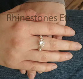 How to make a rhinestone ring