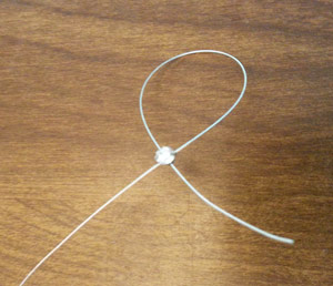 Threading jewelry wire through rose montees to make rhinestone earrings rhinestone