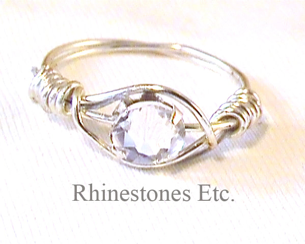 DIY Crystal Rhinestone ring