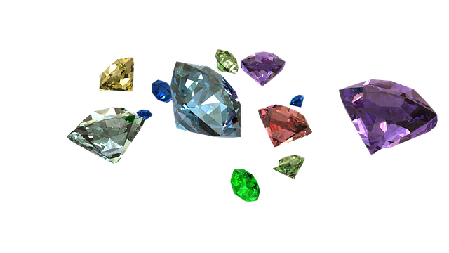 Different sizes and colors of crystal rhinetones