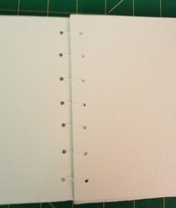 Flat lying book binding