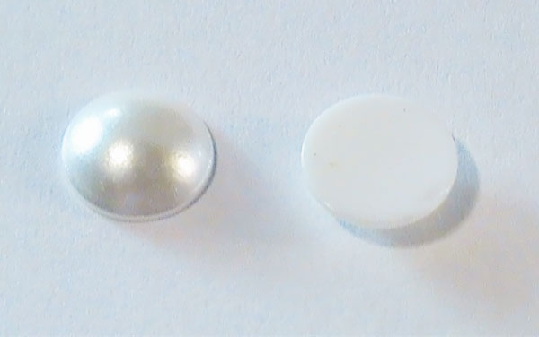 Swarovski flat back or half pearls