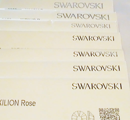 Swarovski Rhinestones in bulk packaging