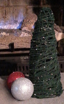 Finished sparkle Christmas tree